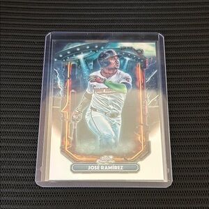 Jose Ramirez Topps Cosmic Chrome Extraterrestrial Talent Guardians MLB